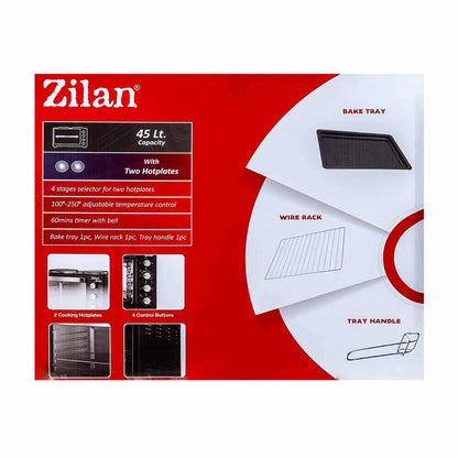 Cuptor electric cu plita Serhas, capacitate 45 l, putere 1600 W, timer / ZLN 2935