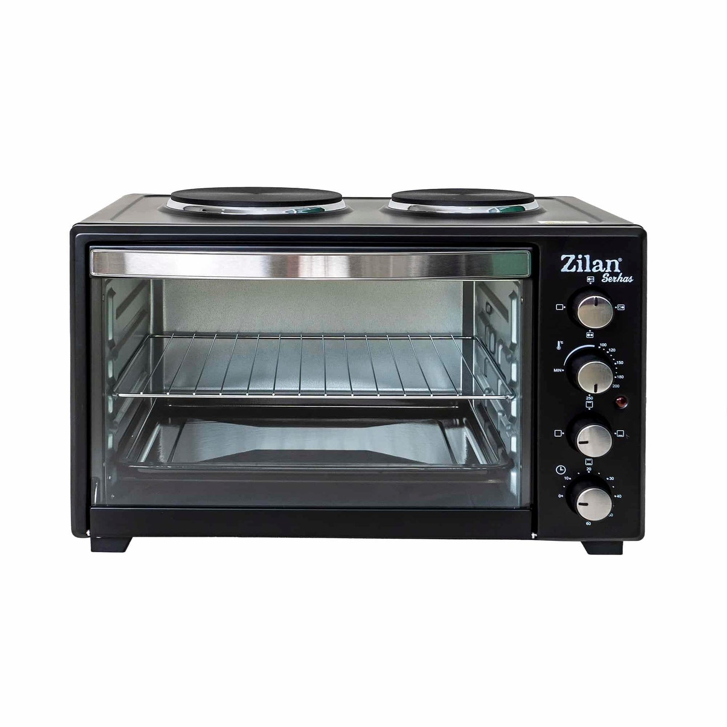 Cuptor electric cu plita Serhas, capacitate 45 l, putere 1600 W, timer / ZLN 2935