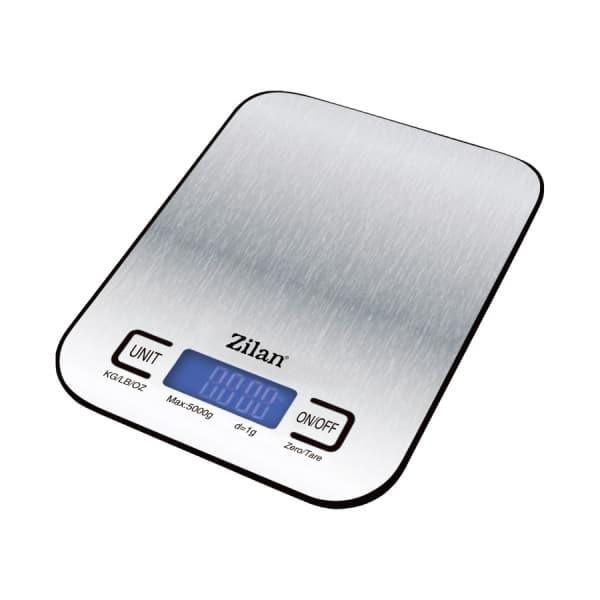Cantar de bucatarie digital din inox, ecran LED, maxim 5 kg, inchidere automata / ZLN 2984