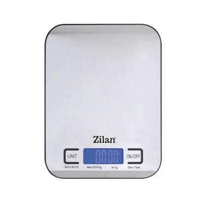 Cantar de bucatarie digital din inox, ecran LED, maxim 5 kg, inchidere automata / ZLN 2984