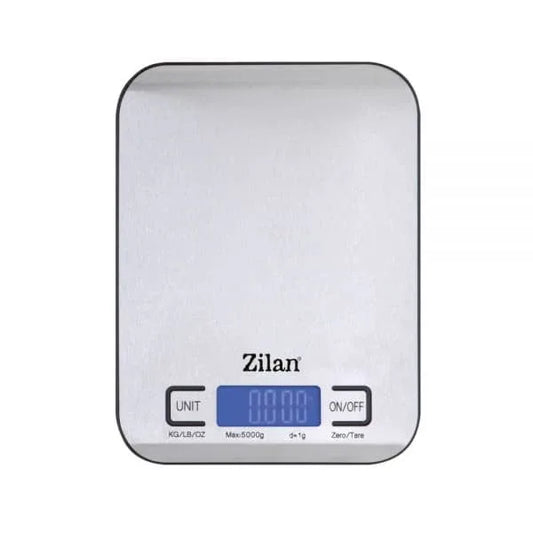 Cantar de bucatarie digital din inox, ecran LED, maxim 5 kg, inchidere automata / ZLN 2984