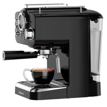 Espressor manual, putere 1100w, capacitate 1.25l, 15Bar, negru / ZLN 2991