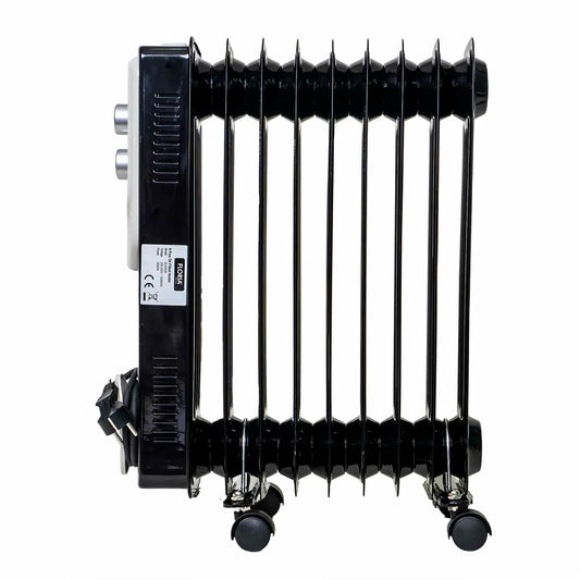 Calorifer electric, putere 2000 W, 9 elementi, 3 trepte de putere, Termostat reglabil, Protectie supra-incalzire, Indicator luminos / ZLN 3659