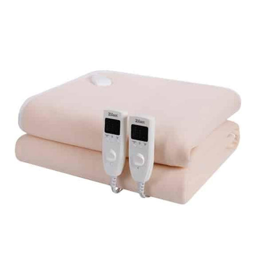 Patura cu incalzire electrica, pentru doua persoane 160X140 cm, crem / ZLN 4120