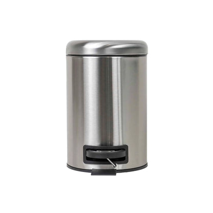 Cos menajer, capacitate 3 litri din inox, cu pedala / ZLN 4551