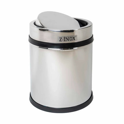 Cos menajer, capacitate 11 Litri din inox, capac rotativ / ZLN 4582