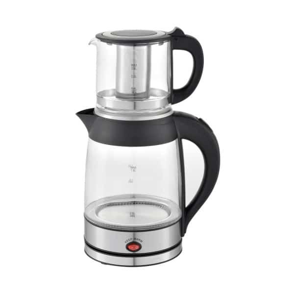 Set fierbator electric plus ceainic, argintiu, putere 2200W, capacitate 1.8L si 0.8L / ZLN 4858