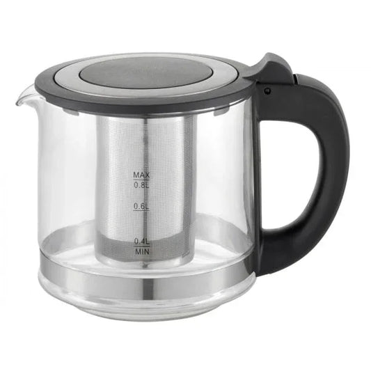Set fierbator electric plus ceainic, argintiu, putere 2200W, capacitate 1.8L si 0.8L / ZLN 4858