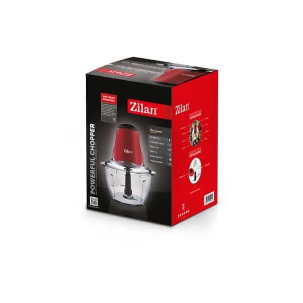 Mini tocator, putere 200W, capacitate 1L, vas din sticla, rosu / ZLN 5619