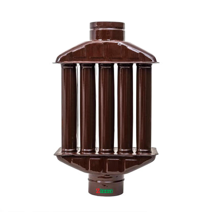 Burlan recuperator emailat pentru soba, diametru 130mm / ZLN 6102
