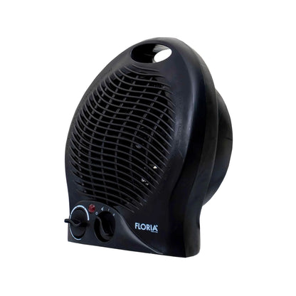 Aeroterma neagra cu 2 nivele de putere 1000/2000w, termostat reglabil / ZLN 6172