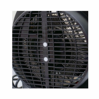 Aeroterma neagra cu 2 nivele de putere 1000/2000w, termostat reglabil / ZLN 6172
