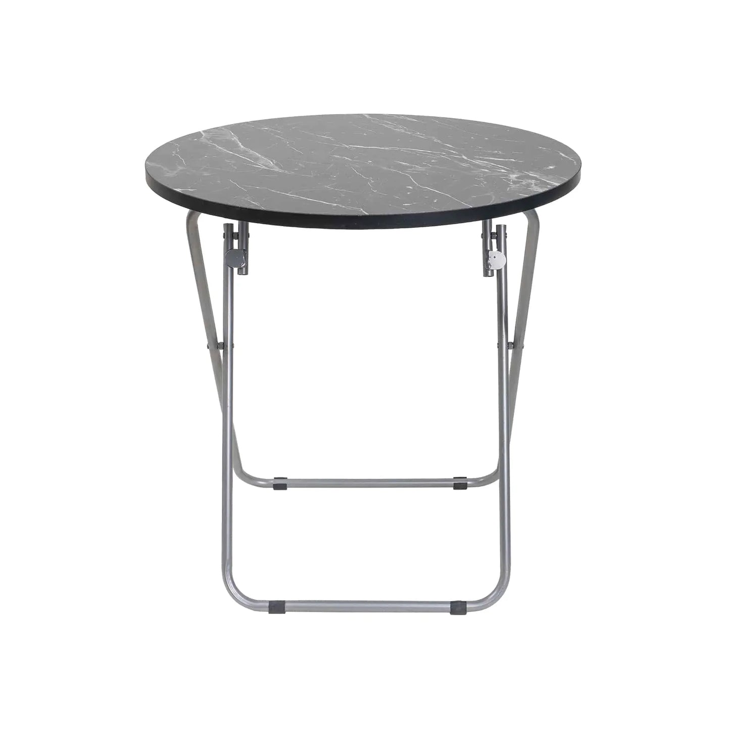 Masa plianta rotunda cu blat mdf, dimensiuni 60x65cm, negru / ZLN 6951