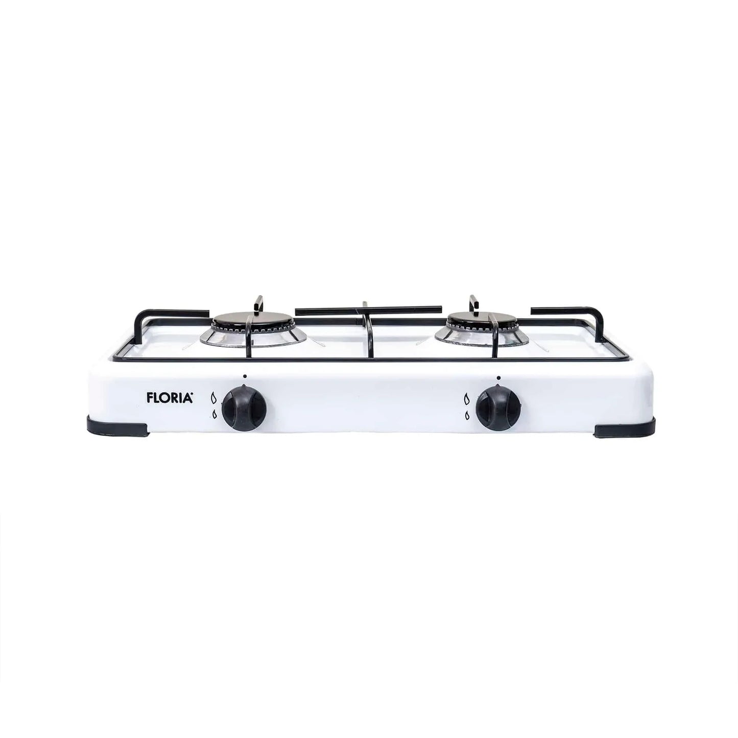 Aragaz Floria cu 2 ochiuri, alimentare butelie, alb / ZLN 7129