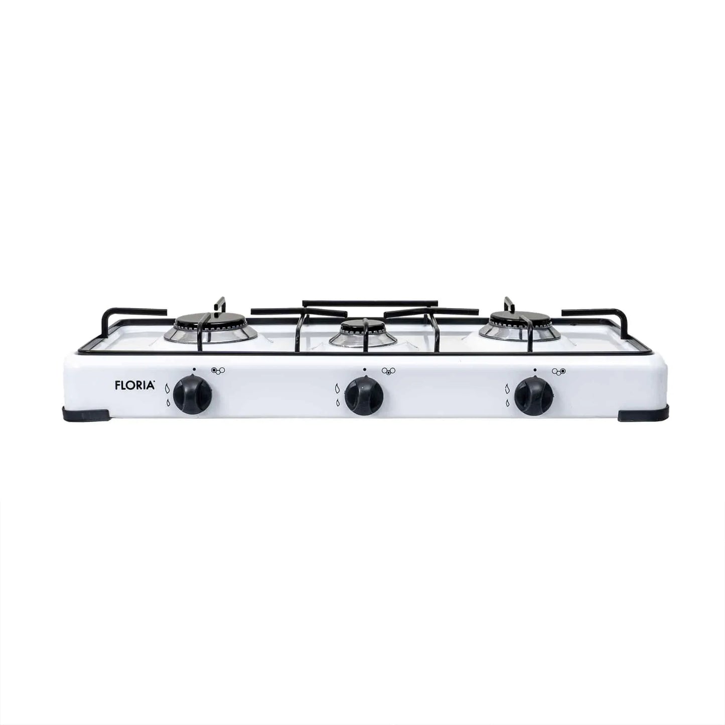 Aragaz Floria cu 3 ochiuri, alimentare butelie, alb / ZLN 7139