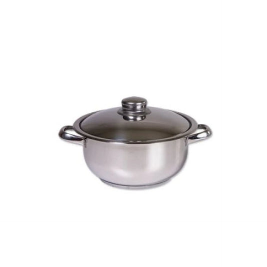 Oala inox cu capac, diametru 20 cm, capacitate 2 L, COCINERA / ZLN 7239