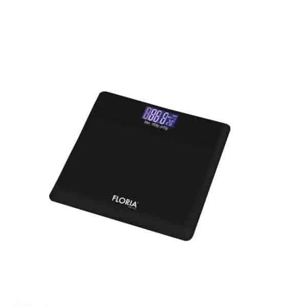 Cantar electronic de persoane, capacitate 3-180kg, din sticla securizata, negru FLORIA / ZLN 7684