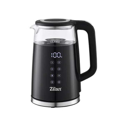 Fierbator electric Zilan, ecran digital, putere 2200W, capacitate 1.7l, negru / ZLN 7859