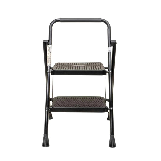 Scara metalica cu 2 trepte late, pliabila negru Z-TOOLS / ZTS 8086