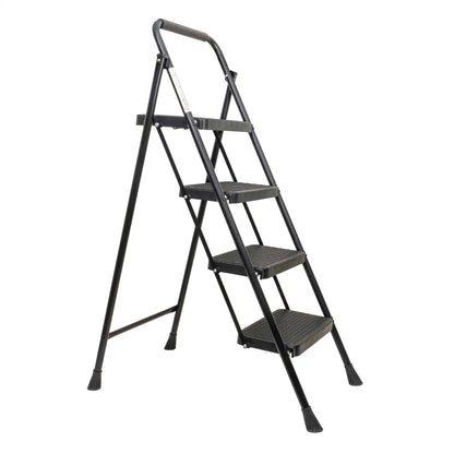 Scara metalica cu 4 trepte late, pliabila negru Z-TOOLS / ZTS 8088