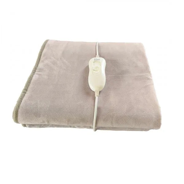 Patura electrica Zilan, dimensiuni 150x80cm, putere 60w, 3 trepte de incalzire, gri / ZLN 8498