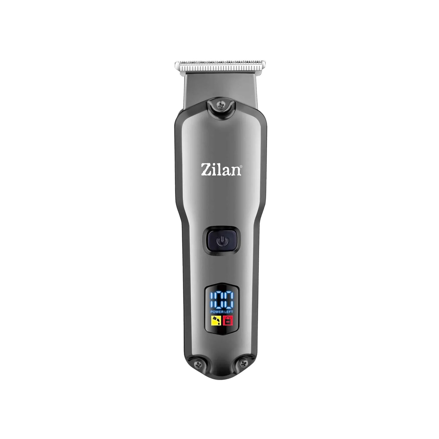 Aparat de tuns electric 5 in 1, pentru barbati reincarcabil IPX7, LED, gri / ZLN 8634