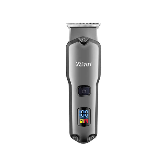 Aparat de tuns electric 5 in 1, pentru barbati reincarcabil IPX7, LED, gri / ZLN 8634