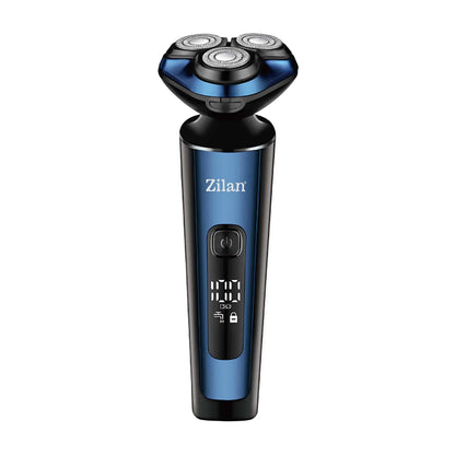 Aparat de tuns si ras 4 in 1, electric pentru barbati reincarcabil IPX6, LED, 3 capete, negru / ZLN 8726