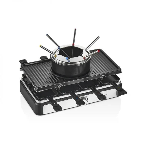 Gratar electric 3 in 1, non stick, putere 1400w, capacitate recipient 1l, elemente de inox, indicator luminos / ZLN 8856