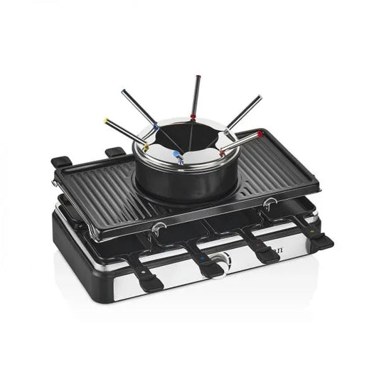 Gratar electric 3 in 1, non stick, putere 1400w, capacitate recipient 1l, elemente de inox, indicator luminos / ZLN 8856