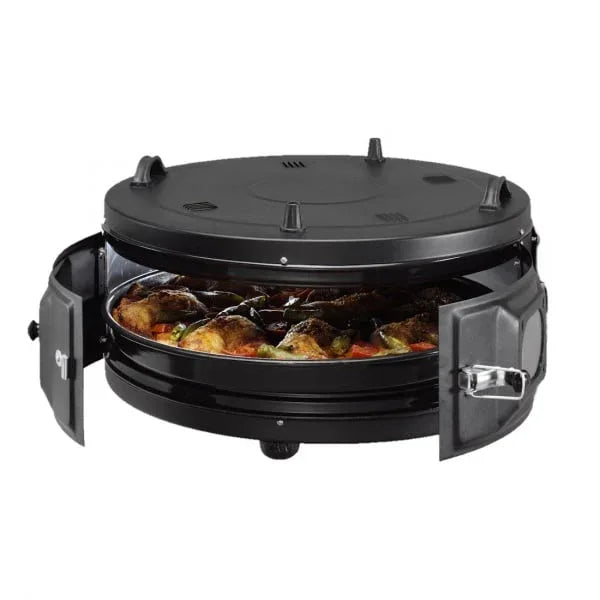 Cuptor electric rotund, putere 1200w, diametru 45cm, capacitate 23l / ZLN 8917