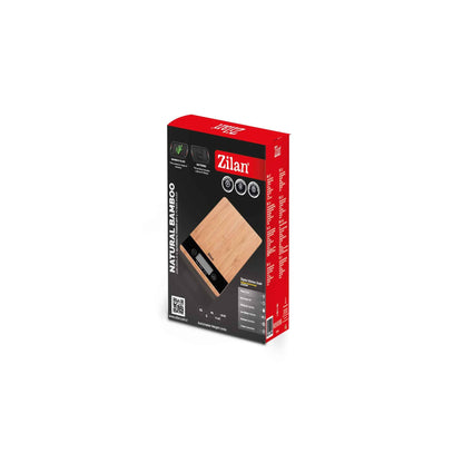 Cantar de bucatarie digital, maxim 5kg, suprafata lemn ZILAN / ZLN 8989