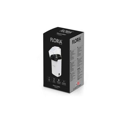 Aparat popcorn fara ulei, cu aer cald, putere 1200W, capacitate 60gr, alb FLORIA / ZLN 9044