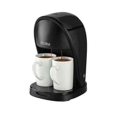 Aparat de facut cafea, putere 450W, filtru lavabil, 2 cesti incluse, cupa pentru masurat, negru / ZLN 9297