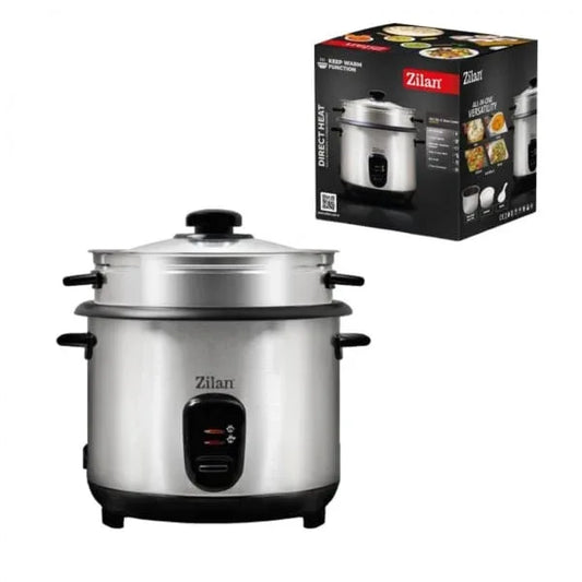 Aparat de gatit 2 in 1, orez si alimente la abur, putere 500W, capacitate 1.5l, ZILAN / ZLN 9570
