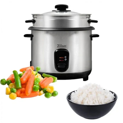 Aparat de gatit 2 in 1, orez si alimente la abur, putere 500W, capacitate 1.5l, ZILAN / ZLN 9570