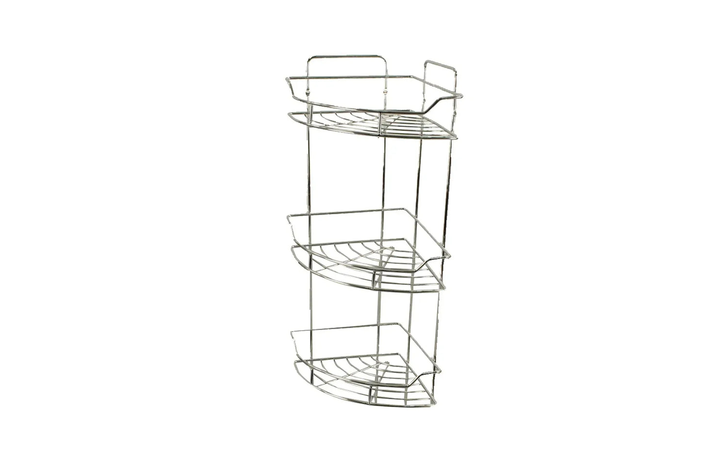 Coltar baie, 3 polite, din inox / ZLN 9752