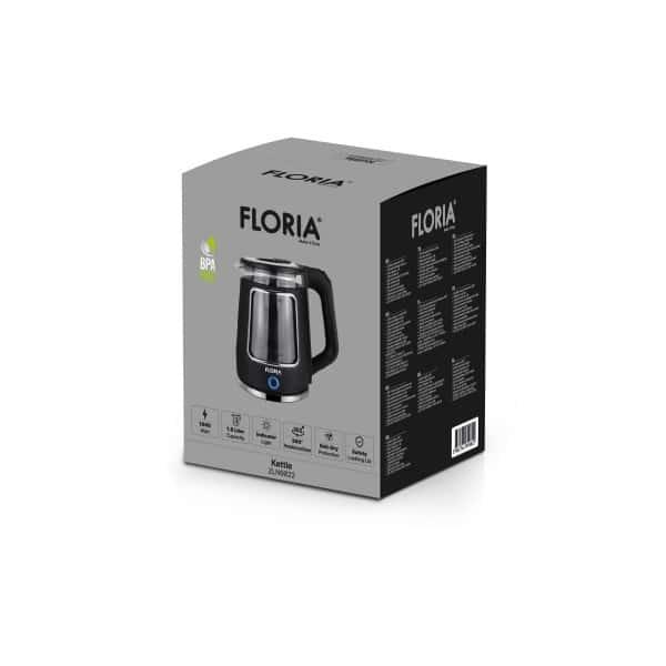 Fierbator electric, putere 1800W, capacitate 1.8l, baza rotativa 360° FLORIA / ZLN 9822