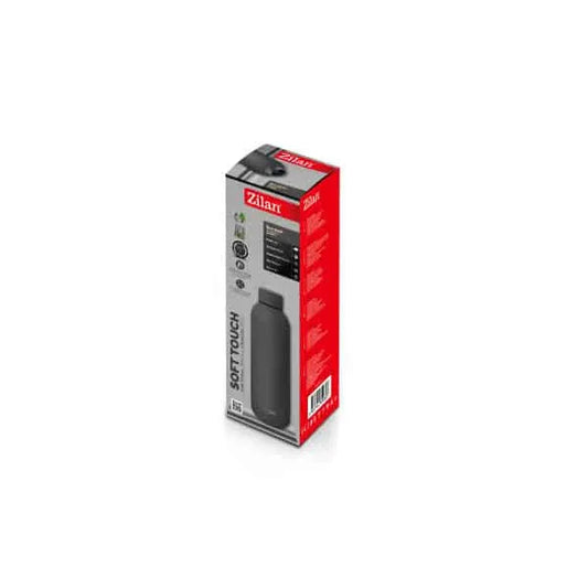 Termos tip sticla, interior inox, capacitate 500ml ZILAN, gri / ZLN 9841
