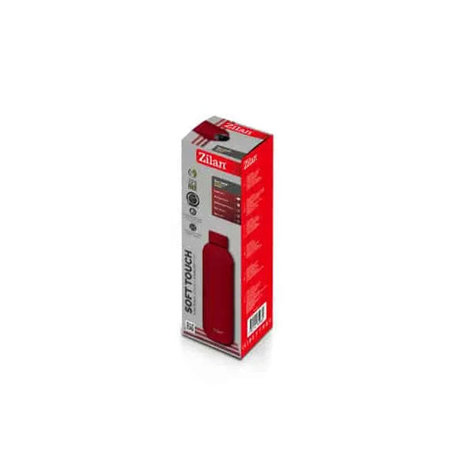 Termos tip sticla, interior inox, capacitate 500ml ZILAN, rosu / ZLN 9842
