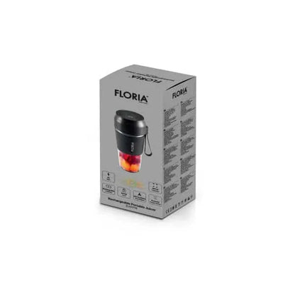 Blender Portabil pentru suc, putere 50W, capacitate 300ml, negru FLORIA / ZLN1719
