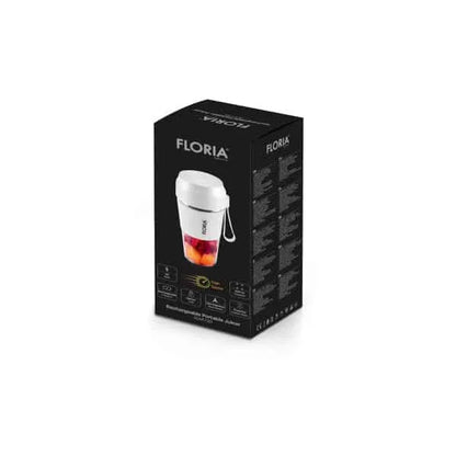 Blender Portabil pentru suc, putere 50W, capacitate 300ml, alb FLORIA / ZLN1720