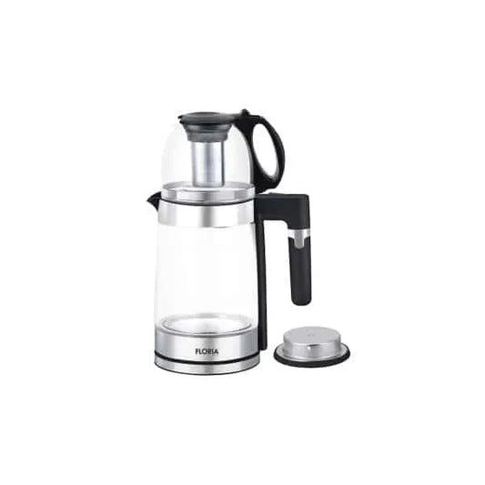 Set fierbator electric plus ceainic, argintiu, putere 1500W, capacitate 1.8L si 1.2L FLORIA / ZLN1757