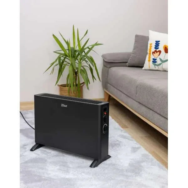 Convector electric, 2 trepte de viteza 1250W-2000W, termostat reglabil, protectie la supraincalzire ZILAN / ZLN2044