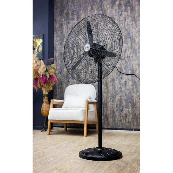 Ventilator cu picior sau pentru perete, putere 130W, diametru grilaj 68cm, pozitie fixa sau oscilanta ZILAN / ZLN2549