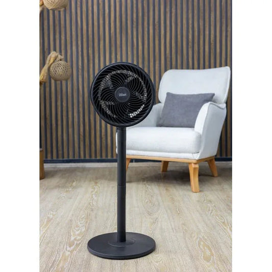 Ventilator cu picior, 3 trepte de viteza, putere 65W, diametru grilaj 27cm, inaltime reglabila, recipient parfum ZILAN / ZLN2556