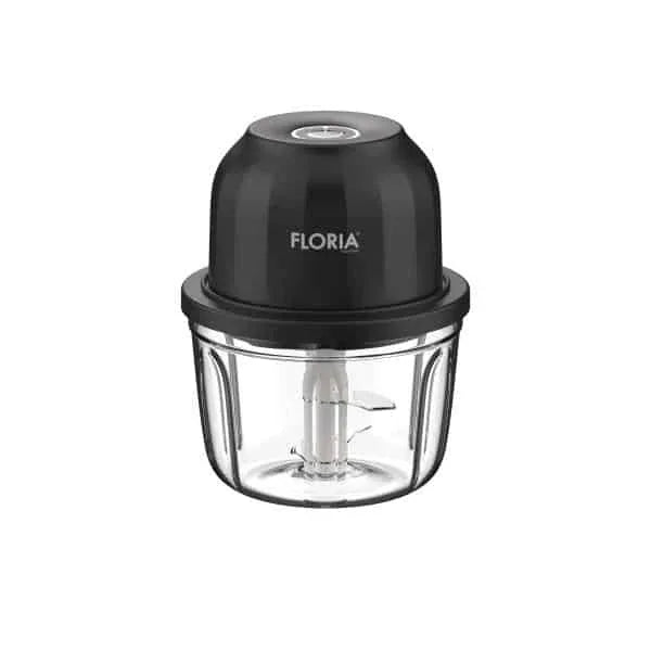 Tocator reîncărcabil pentru legume și fructe (Mini Chopper), cu o capacitate de 350 ml, baterie de 1200 mAh și putere de 5V/30W FLORIA / ZLN2655