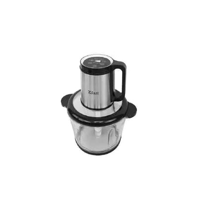 Tocator electric digital din inox, vas sticlă 3L, 4 funcții presetate, lame titan, 500 W ZILAN / ZLN2747