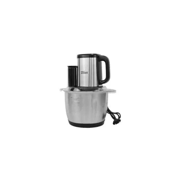 Tocator digital multifuncțional pentru legume și fructe, cu vas din inox de 3L, 4 programe, lame din titan și putere de 500W ZILAN / ZLN2757