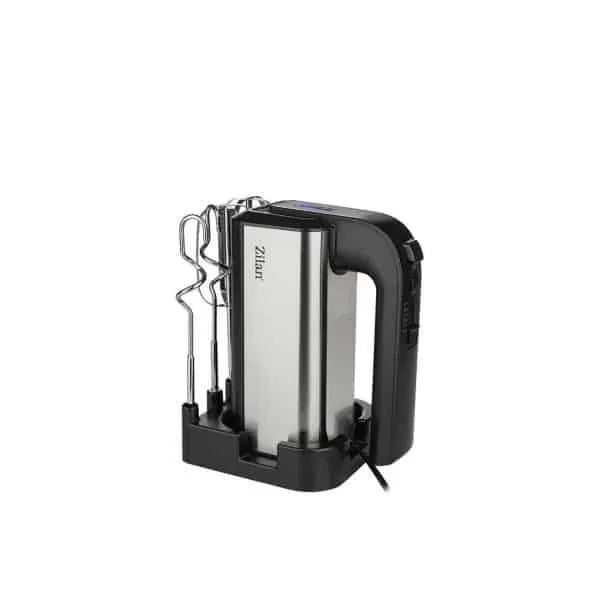 Mixer de mână din inox, 500W, 5 viteze reglabile + funcție Turbo, sistem de protecție la supraîncălzire ZILAN / ZLN2938